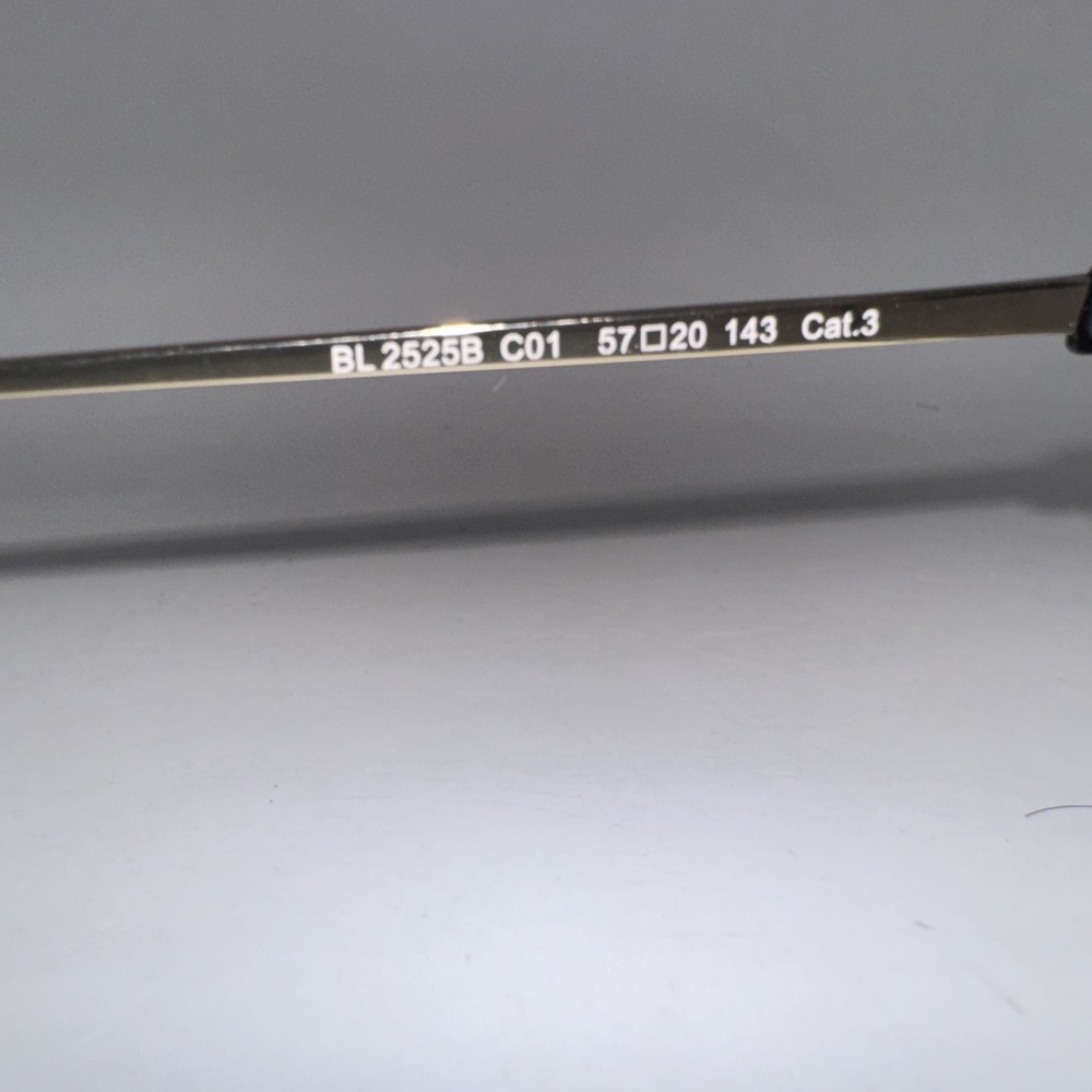 Balmain Sunglasses BL2525B C01 Round Black Pink Gold FRAMES ONLY‎ 57-20-143 - Picture 6 of 7